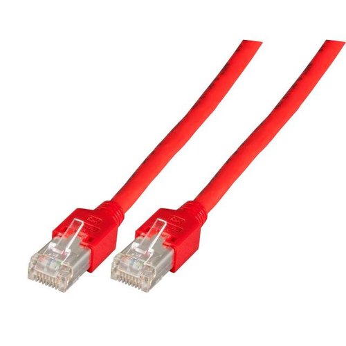 RJ45 Patchkab. HRS TM11 SF/UTP 300MHz HF 0,5 Meter rot