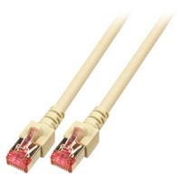 RJ45 Patchkabel S/FTP,Cat.6 1.0m grau, halogenfrei