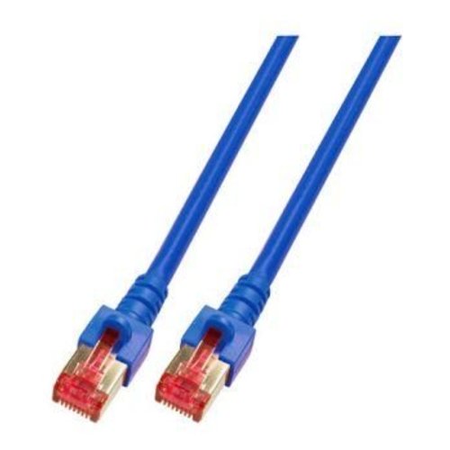 RJ45 Patchkabel S/FTP,Cat.6 0.15m blau, halogenfrei