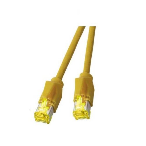 RJ45 Patchkabel HRS TM31 S/FTP Dätwyler 1200MHz 0,5m gelb