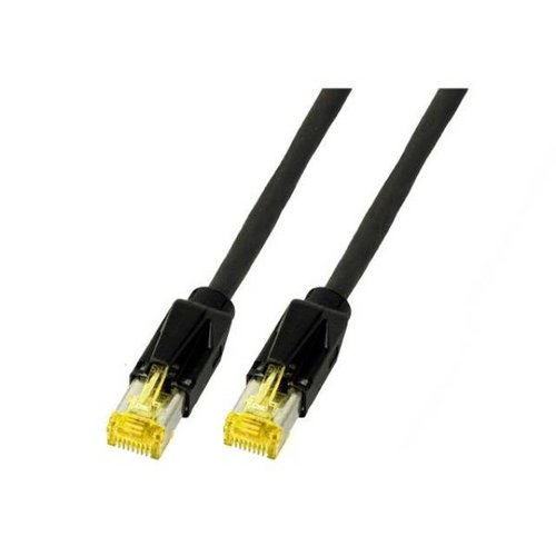 RJ45 Patchkabel HRS TM31 S/FTP Dätwyler 1200MHz 0,5m schwarz