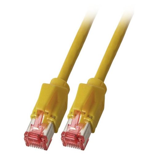 RJ45 Patchkabel HRS TM21 S/FTP Dätwyler 1200MHz 1,0m gelb