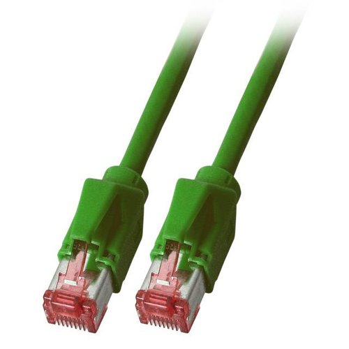 RJ45 Patchkabel HRS TM21 S/FTP Dätwyler 1200MHz 1,0m grün