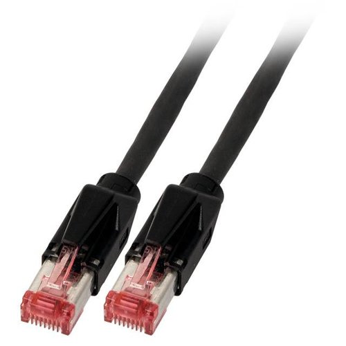 RJ45 Patchkabel HRS TM21 S/FTP Dätwyler 1200MHz 1,0m schwarz