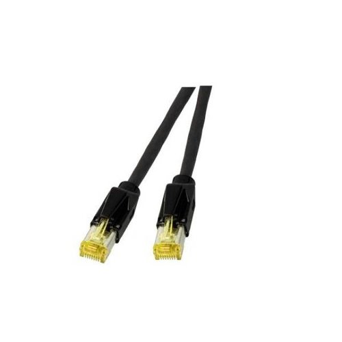 RJ45 Patchkabel HRS TM31 S/FTP UC900MHz 1,0 Meter schwarz