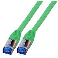 RJ45 Patchkabel ClassEA 500MHz S/FTP 10G, 7,5M, GRÜN