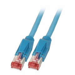 RJ45 Patchkabel HRS TM21 S/FTP Kerpen F6-90 S/F, 20 M blau