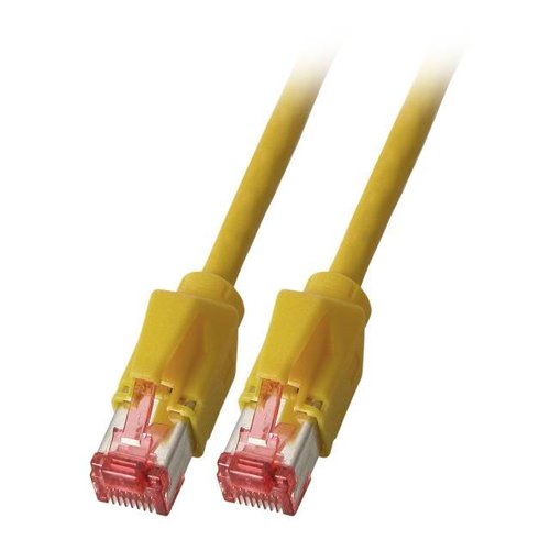 RJ45 Patchkabel HRS TM21 S/FTP Kerpen F6-90 S/F, 0,5 M gelb