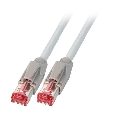 RJ45 Patchkabel HRS TM21 S/FTP Kerpen F6-90 S/F, 1,5 M grau