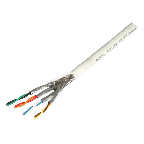 Cat. 7 Uninet 7702 flex 4P AWG26, H 1200MHz, grau, 100m Kat. 7