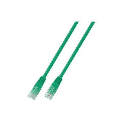 RJ45 Patchkabel U/UTP,Cat.5e 10.0m, grün