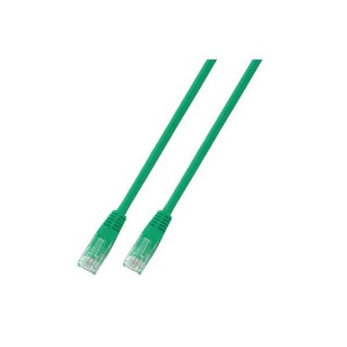 RJ45 Patchkabel U/UTP, Cat.6 0.5m grün, umspritzt