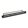 INFRALAN® Verteilerfeld 19" 48-Port, 1HE Für Keystone Module RAL7035