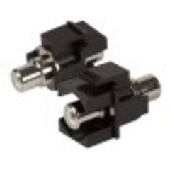 Cinch Snap-In Adapter weiss Buchse/Buchse, weisser Ring
