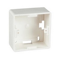 Aufputzrahmen RAL9010 reinweiß