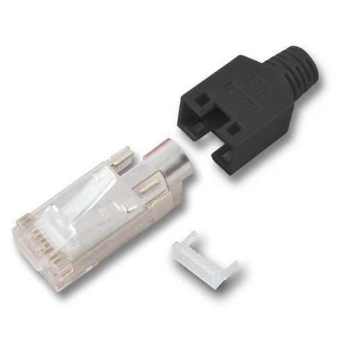 RJ45-Hirose TM11 schwarz 10 Stück verpackt