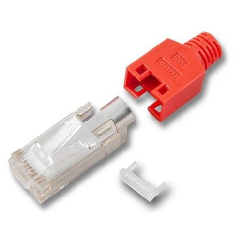 RJ45-Hirose TM11 rot 1 Stück verpackt