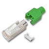 RJ45-Hirose Stecker TM11 grün 100 Stk, 3 Elemente, Cat. 5e