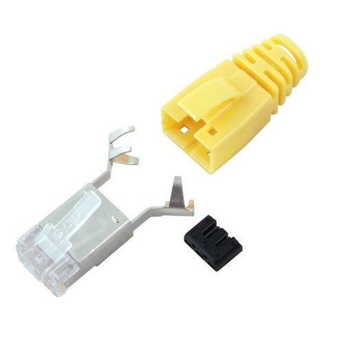 RJ45-Stewart Cat.6 SS39 geschirmt, ohne Knickschutz