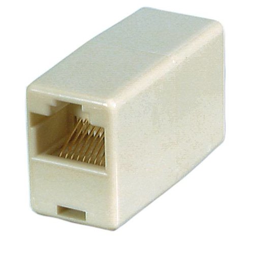 Modular Kupplung RJ45 Bu/Bu 8/8 ungeschirmt, 1:1, beige