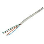 Verlegekabel Cat.5E UTP 4x2xAW G24, 100MHz, PVC, grau, 305m Karton