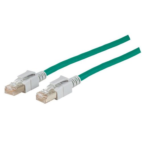 INFRALAN® VC45 Patchkabel Class.EA S/FTP ,0,5m, grün