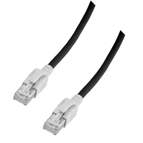 INFRALAN® VC45 Patchkabel Class.EA S/FTP , 2 m, schwarz