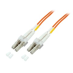 Duplex Jumper LC-LC 50/125µ, 3 m, OM2, LSZH, orange