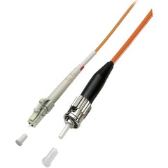Simplex Jumper LC - ST 50/125µ, 3 m, LSZH, OM2, orange