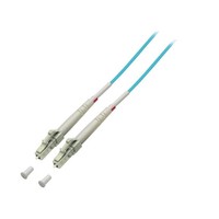 Simplex Jumper LC - LC 50/125µ, 1 m, LSZH, OM3, aqua