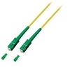 Simplex Jumper SC/APC8° - SC/APC8°, 2,0 m, OS2, LSZH, gelb, Ø 3,0mm