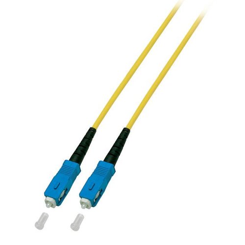 Simplex Jumper SC/UPC - SC/UPC 9/125µ, 0,5 m, OS2, LSZH 3,0mm, gelb