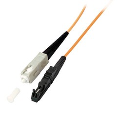 Simplex Jumper E2000® - SC,62,5/125µ 1 m, OM1, LSZH, orange