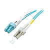 Duplex Jumper LC-LC Hi Density 50/125µ, 3 m, OM3, LSZH, aqua