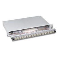 Spleißbox 24 ST/ST 50/125µ a. Pigtails/Kuppl. OM3