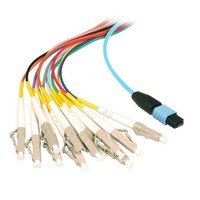 MTP/MPO(F)/LC OM3 50/125µ LowLoss 2 m, OM3, LSZH, Fanoutcable