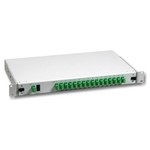 PLC Splitter mit 1 x 16 SC/APC Kupplungen und Pigtails