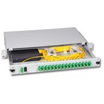 PLC Splitter mit 1 x 16 SC/APC Kupplungen und Pigtails