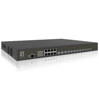 20 Port L2 Managed Gigabit Ethernet Switch, 12 Ports SFP+, 10-Gigabit Ethernet