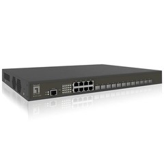20 Port L2 Managed Gigabit Ethernet Switch, 12 Ports SFP+, 10-Gigabit Ethernet
