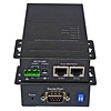 Device Server RS232/422/485 - DB9M-2x10/100TX , Hutschiene