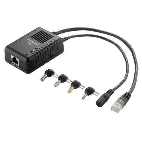 Gigabit PoE Splitter 15.4 W IEEE802.3af