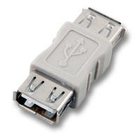 USB-Adapter 2.0 Buchse A - Buchse A, beige