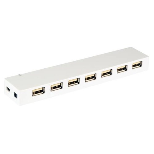 USB2.0 Hub 7-Port inkl. 5V/3A Netzteil + Anschlusskabel