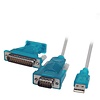 USB2.0/RS232 Converter, aktiv A-Stecker/DB9-Stecker 1,8m