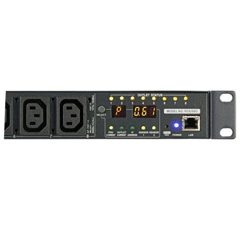 Intelligente PDU 19" 1HE 8-Port, Messen: PDU, Schalten: Port