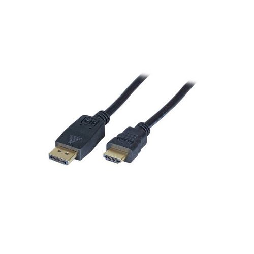 DisplayPort/-HDMI™ Kabel St.-St., 1,0m schwarz