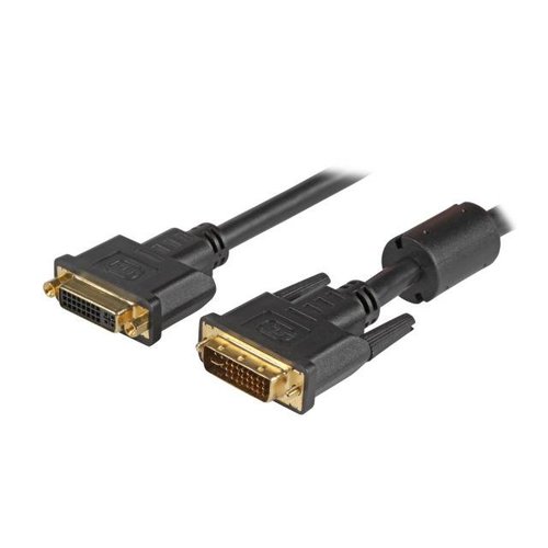 DVI Verlängerung DVI Digital 24+1 Stecker auf Buchse 2m