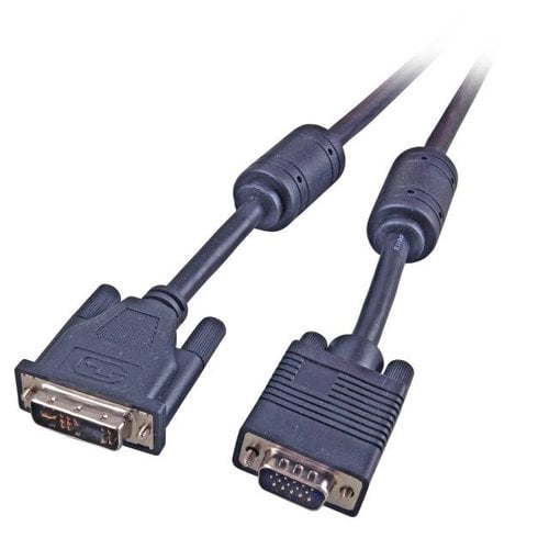 DVI/VGA Monitorkabel DVI12+5/HDSUB15 Stecker, 2m