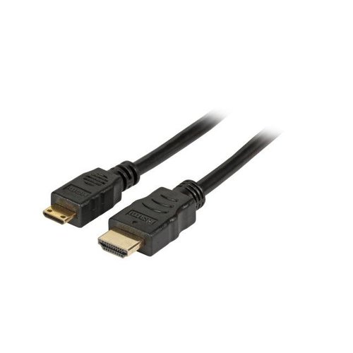 HighSpeed HDMI™ Kabel w.Eth. A - Mini-C St-St 2,0m schwarz